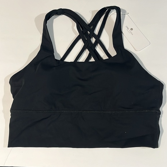 CRZ YOGA Black Racerback Bra Intimates - Picture 6 of 7